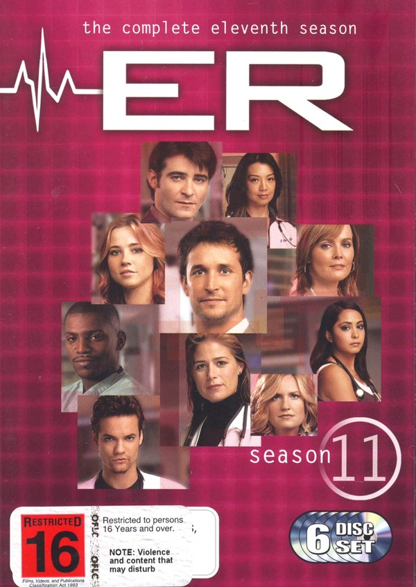 E.R. - The Complete 11th Season (6 Disc Set) on DVD image