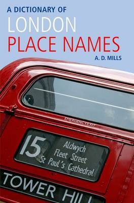 A Dictionary of London Place-Names by A.D. Mills image