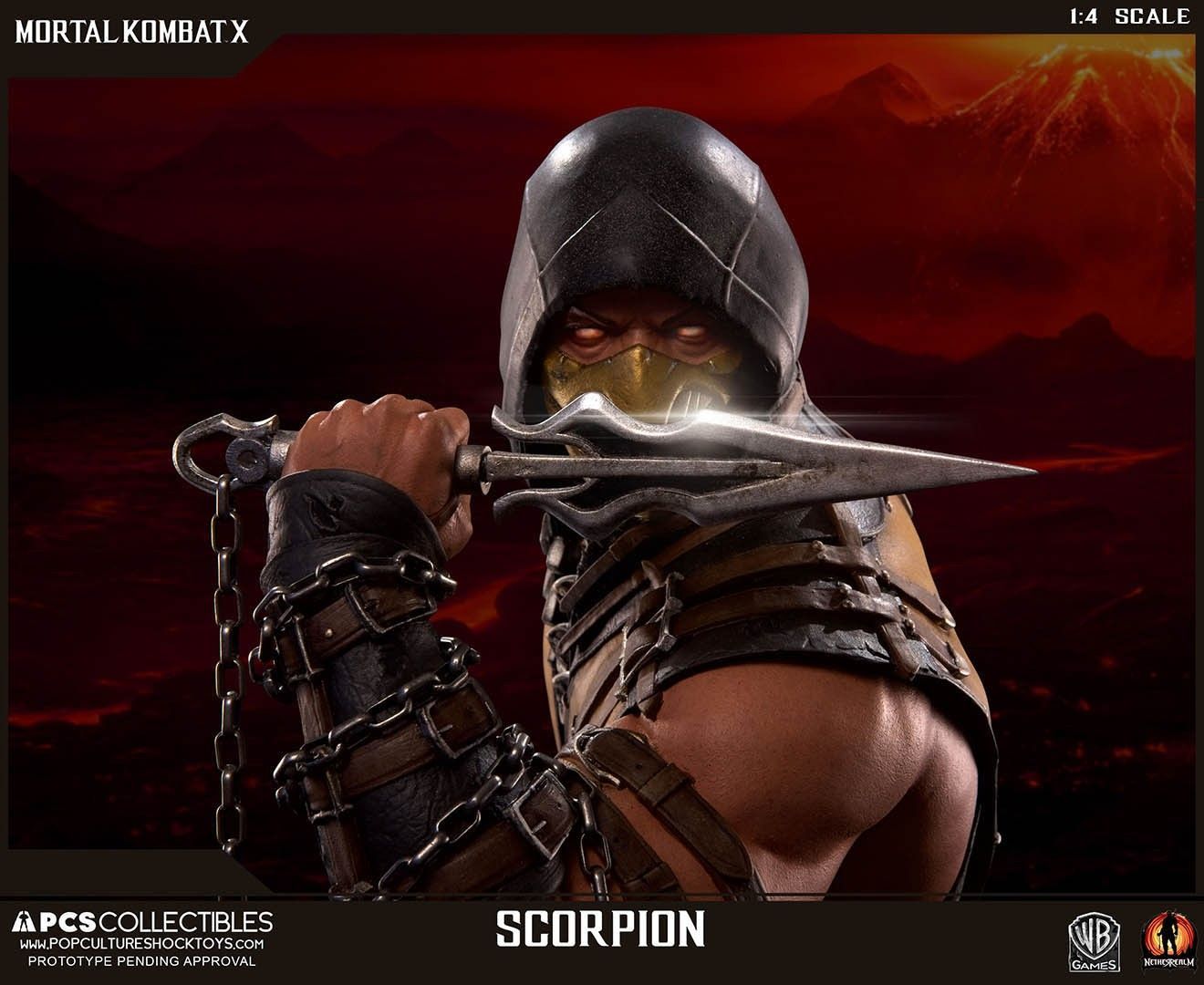 Mortal Kombat X: Scorpion - 21" Statue image