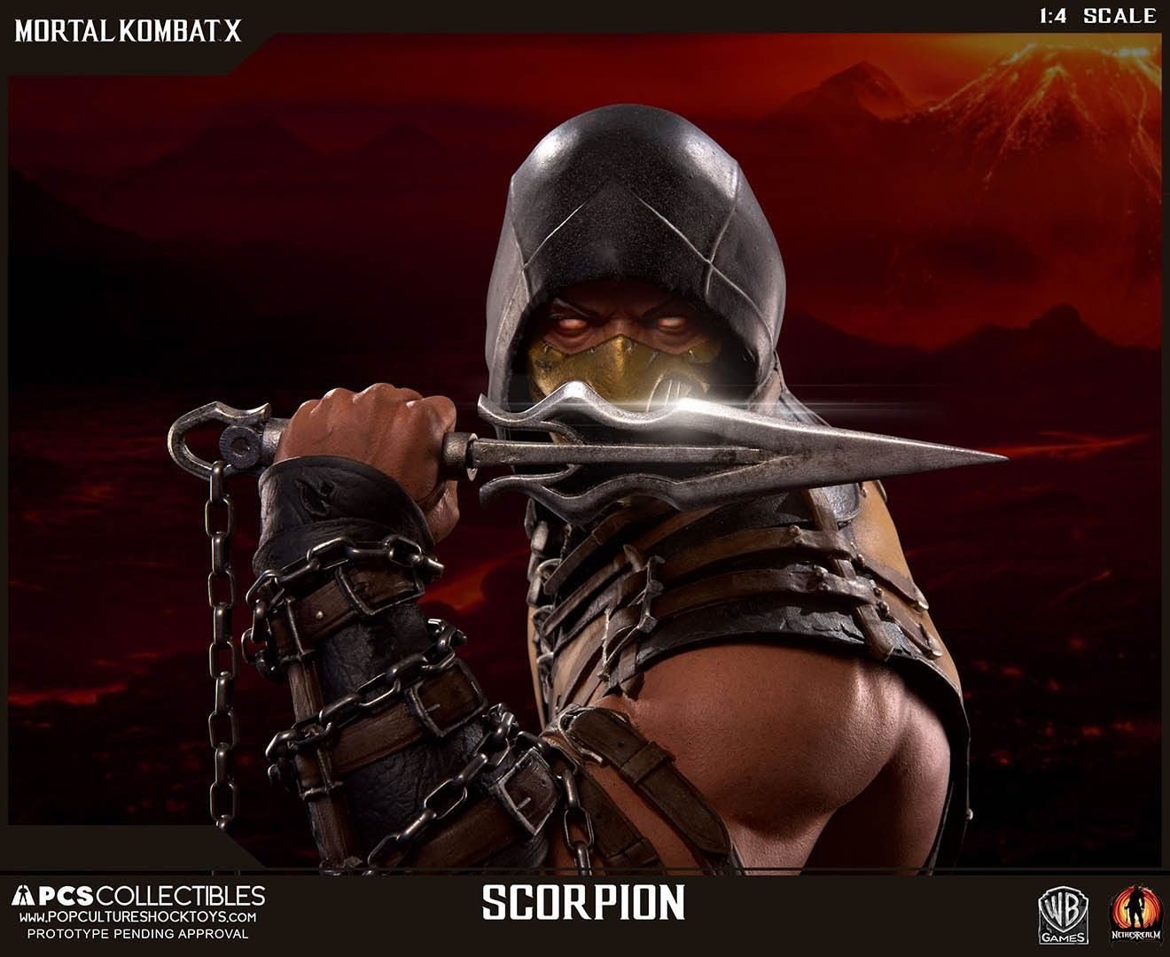 Mortal Kombat X: Scorpion - 21" Statue