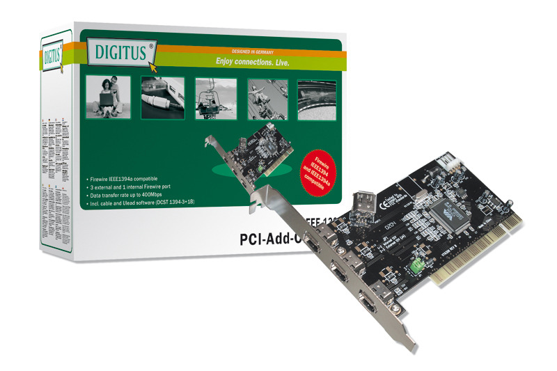 Digitus PCI 3 Port Firewire Card