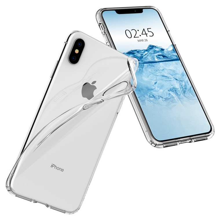 Spigen: Liquid Crystal Case for iPhone XS - Clear