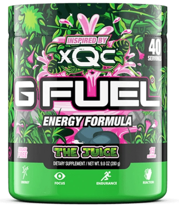 Buy G Fuel Energy Formula XQC's The Juice (40 Servings) at Mighty Ape NZ