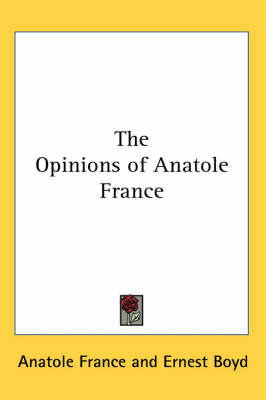 Opinions of Anatole France image