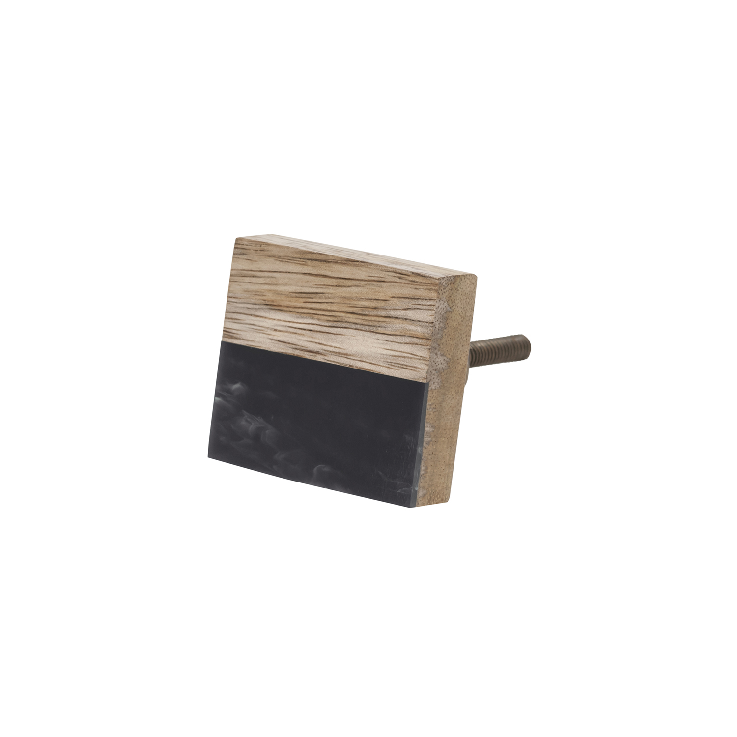 General Eclectic: Wooden Knob - Black & Natural