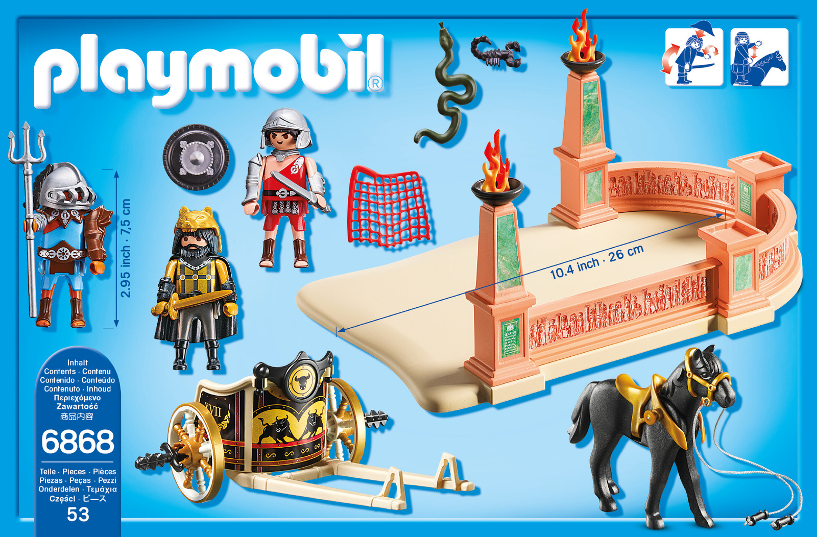 playmobil gladiator arena