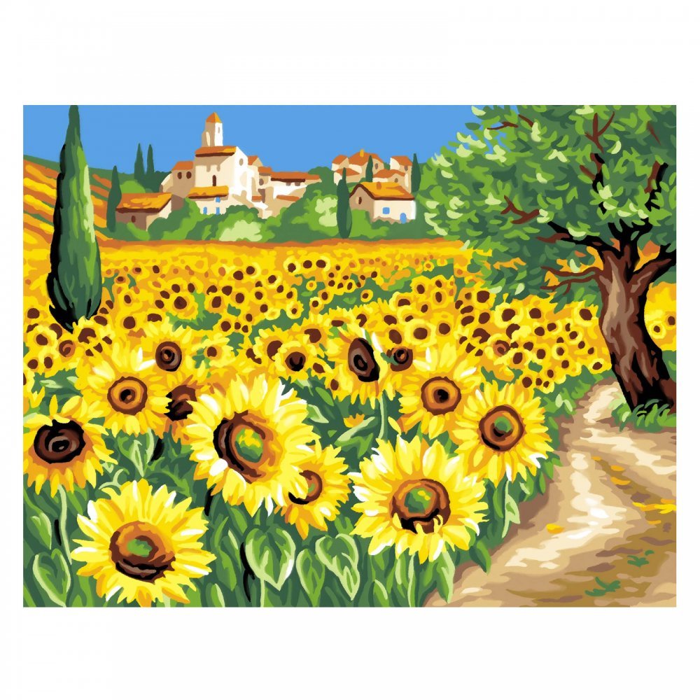 Paint by Numbers - Sunflowers image