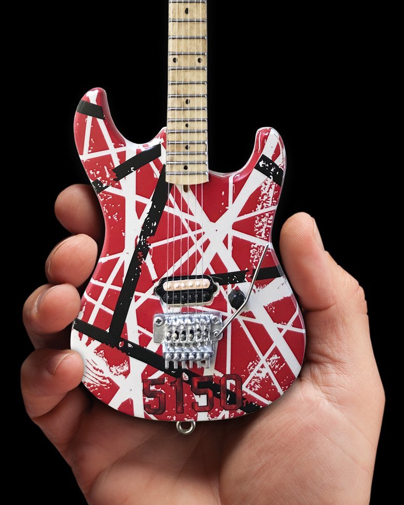 Axe Heaven: Miniature Replica - Eddie Van Halen Guitar (EVH 5150) image