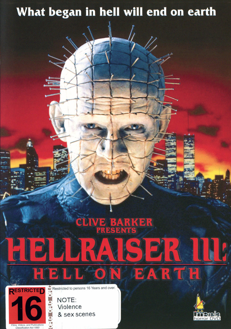 Hellraiser III - Hell On Earth on DVD image