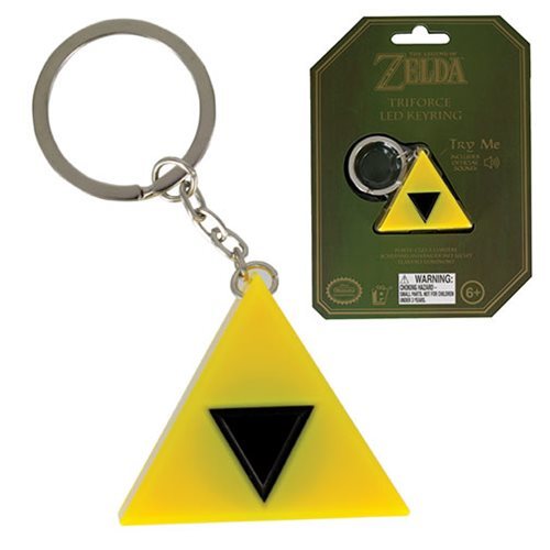 The Legend of Zelda - Tri-Force Light Key Chain