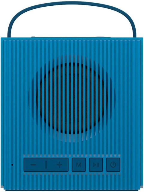 Creative Chrono Wireless Bluetooth Speaker and FM radio clock- Blue image