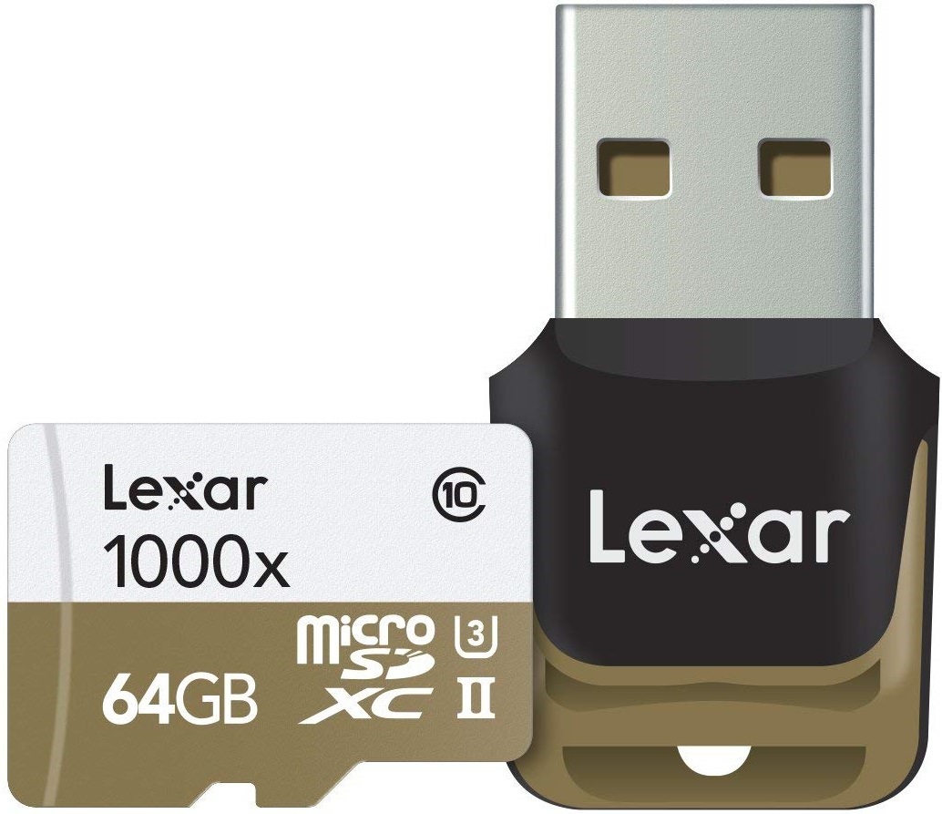 64GB Lexar Professional 1000x microSDHC/SDXC UHS-II