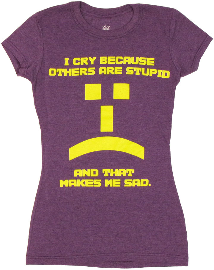 The Big Bang Theory Others Are Stupid Emoticon Women's T-Shirt - small image