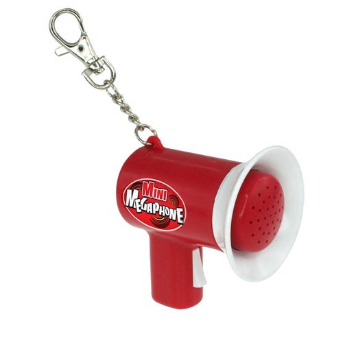 Wanted Mini Megaphone Keychain at Mighty Ape NZ
