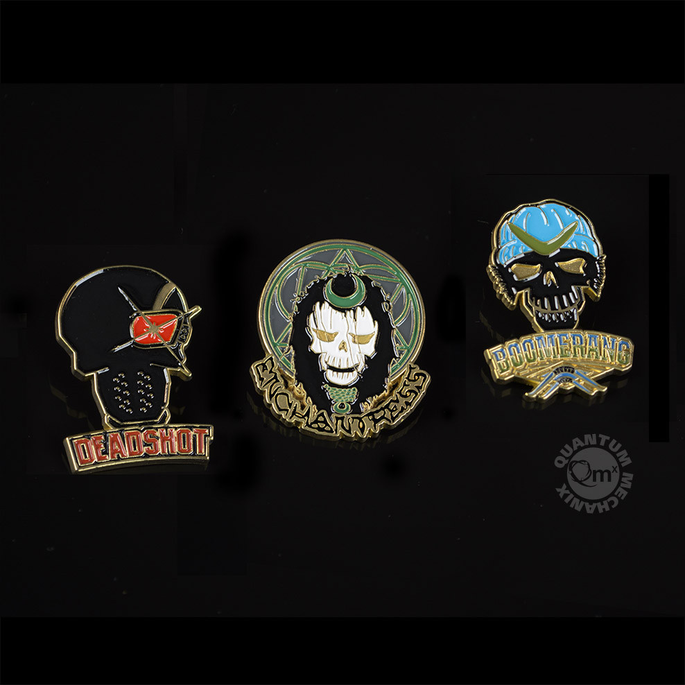 Suicide Squad Lapel Pins — Set 1