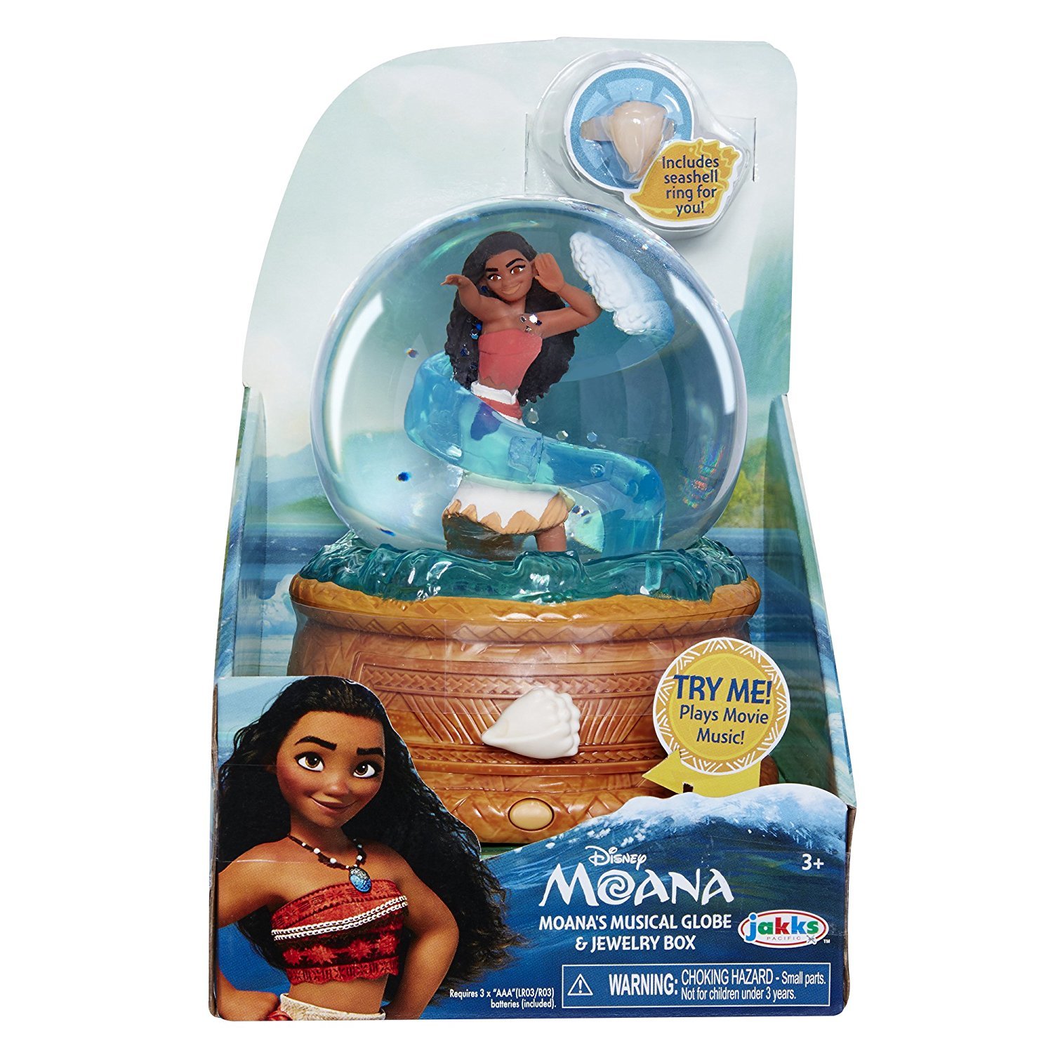 Disney: Moana - Musical Globe & Jewellery Box