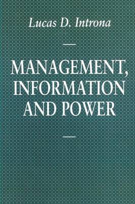 Management, Information and Power by Lucas D. Introna image