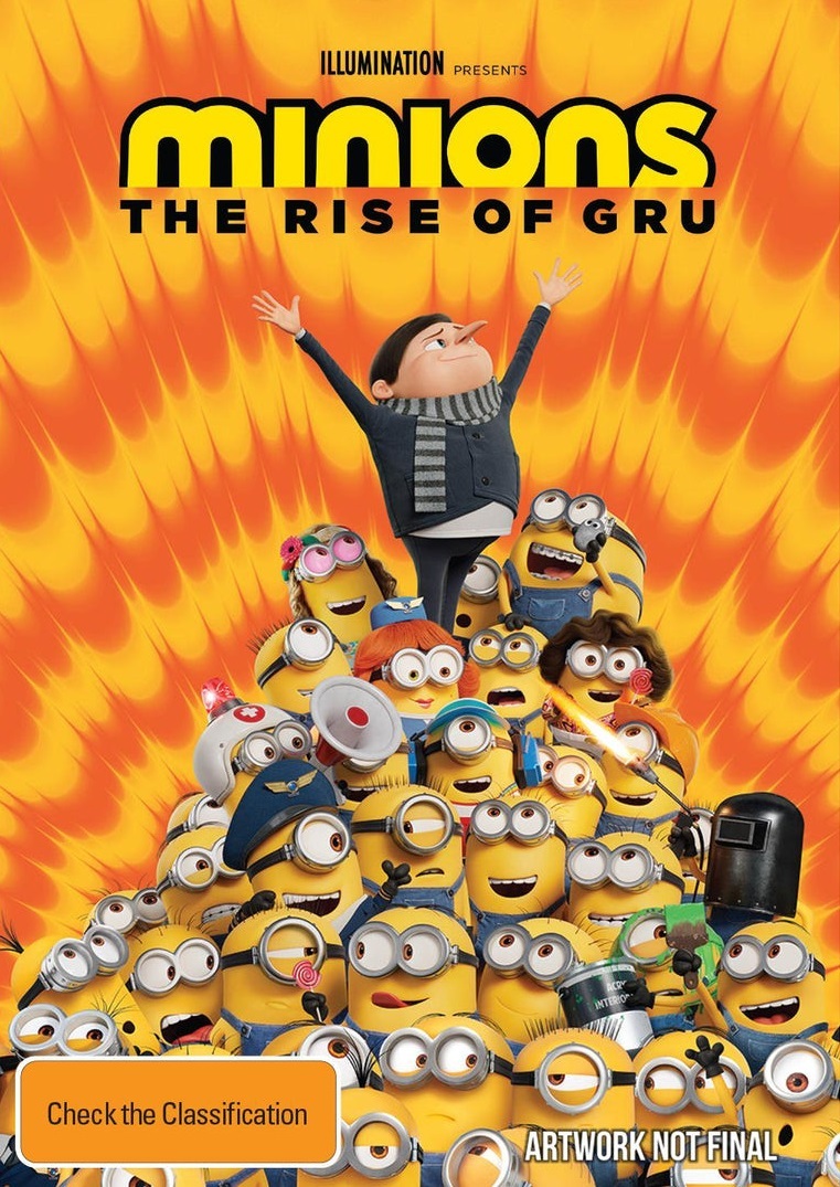 Minions: The Rise Of Gru on DVD image