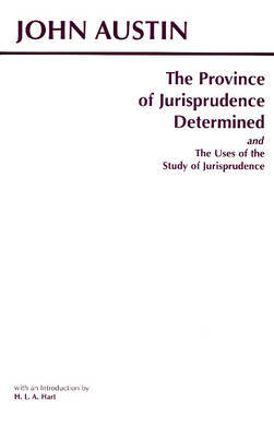 The Province of Jurisprudence Determined and The Uses of the Study of Jurisprudence by John Austin image