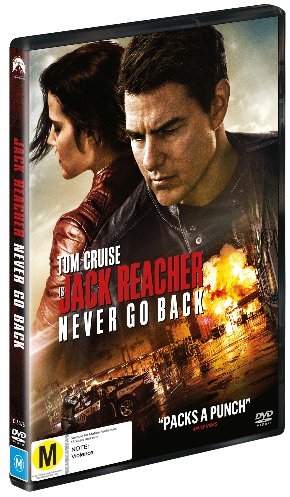 Jack Reacher 2: Never Go Back on DVD