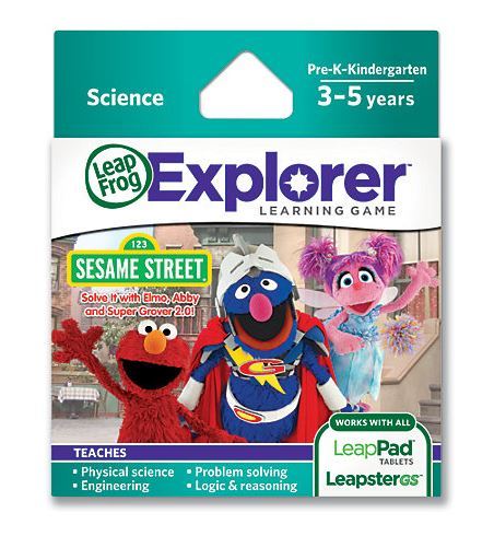 LeapFrog Explorer Game Cartridge - Sesame Street: Solve it with Elmo