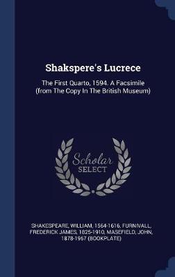Shakspere's Lucrece by William Shakespeare image
