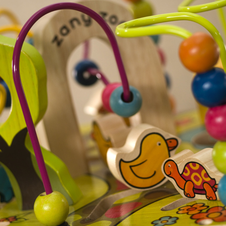 B. Zany Zoo - Wooden Activity Cube