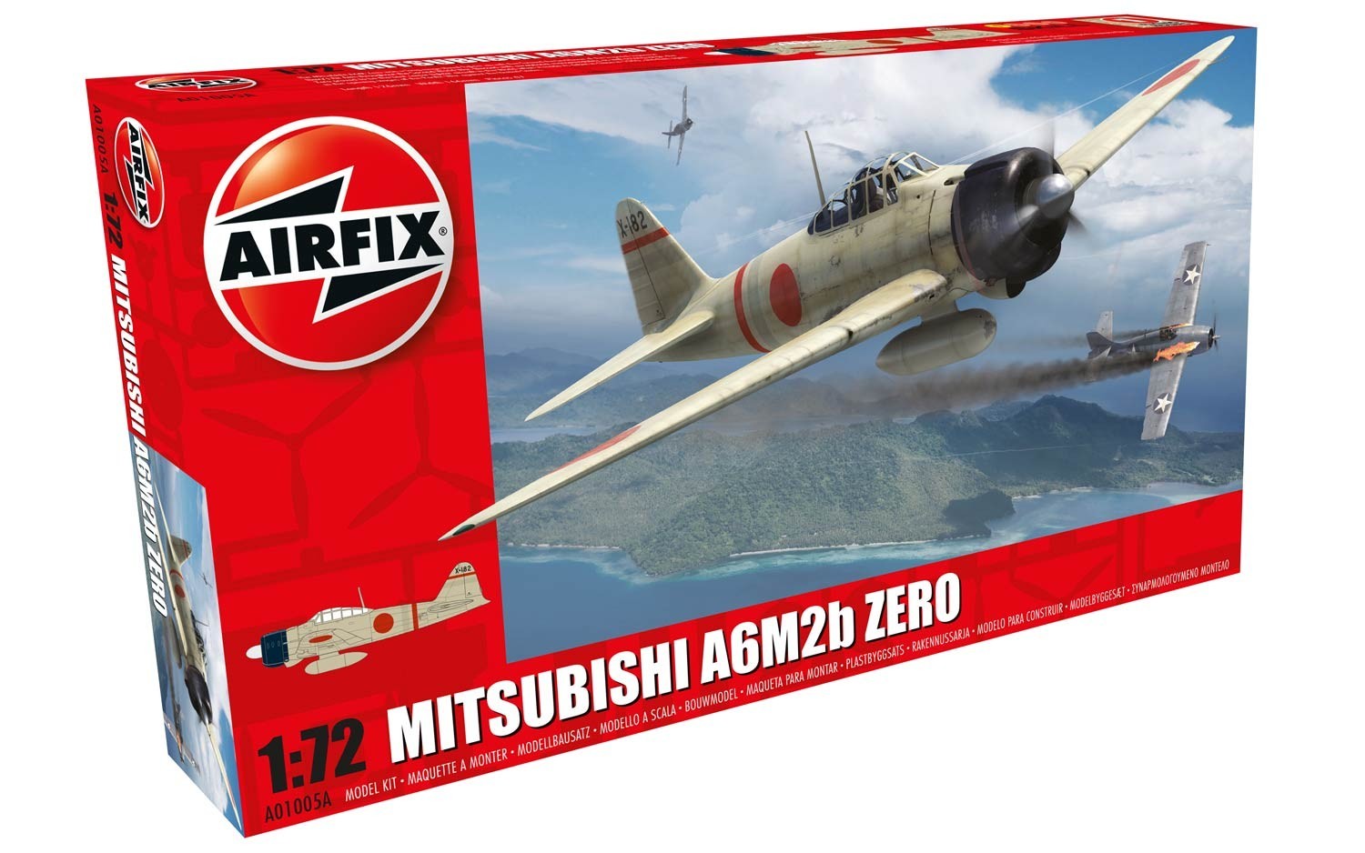 Airfix Mitsubishi A6M2b Zero 1:72 Model Kit image