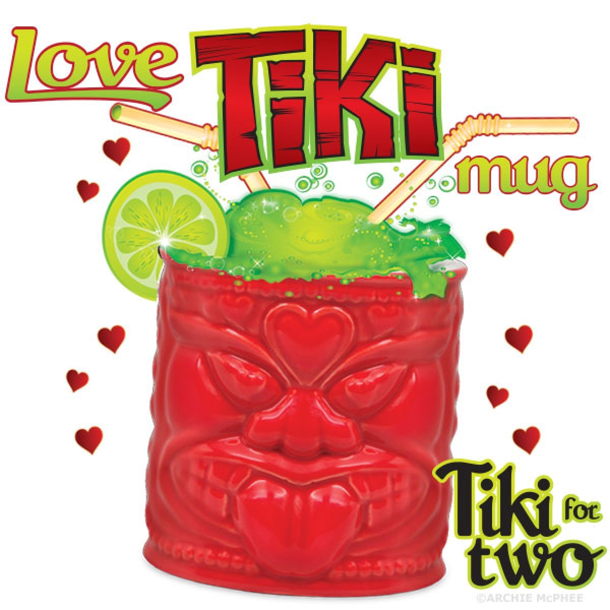 Love Tiki Mug at Mighty Ape NZ