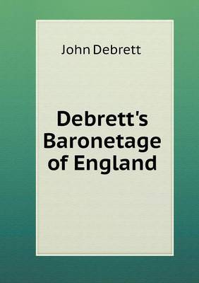 Debrett's Baronetage of England by John Debrett image