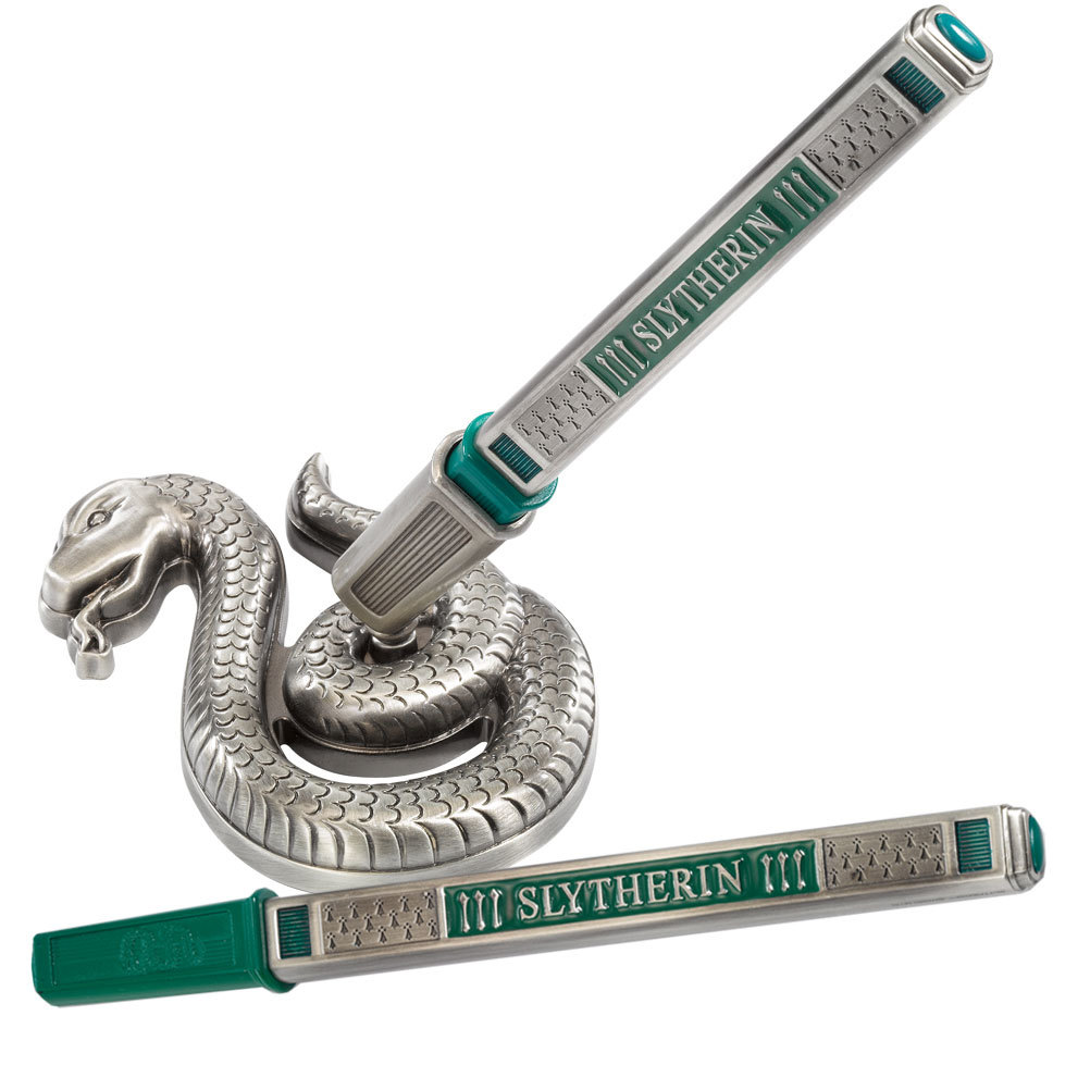 Harry Potter Pen and Desk Stand (Slytherin House) image