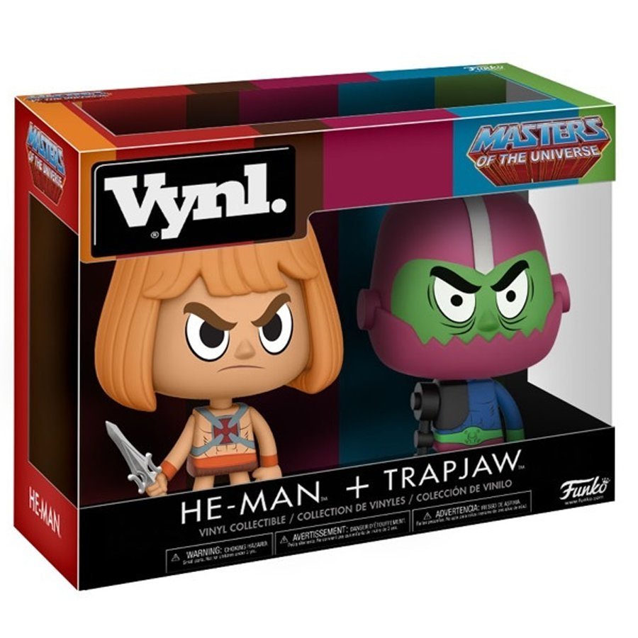 He-Man + Trap Jaw - Vynl. Figure 2-Pack image