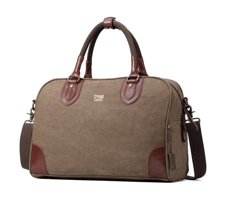 Classic Canvas Holdall - Brown image