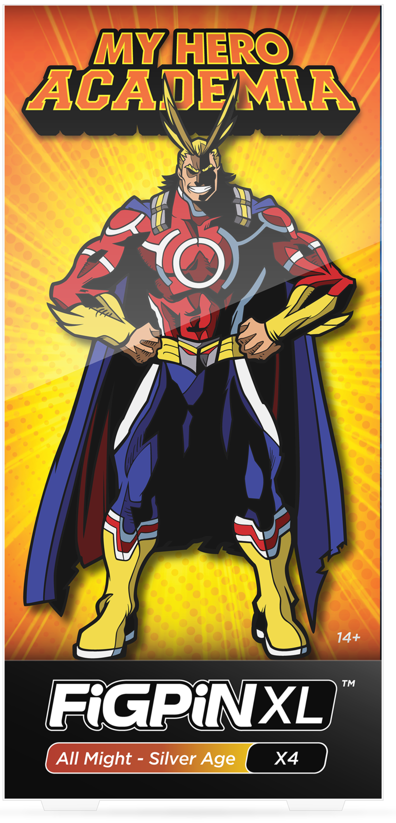 My Hero Academia: All Might Silver Age (#X4) - XL FiGPiN | at Mighty Ape NZ