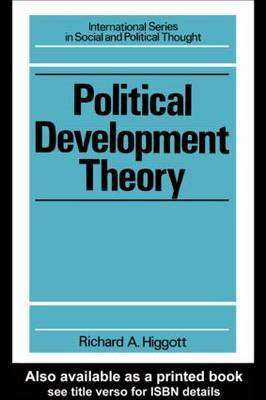 Political Development Theory by Richard Higgott image