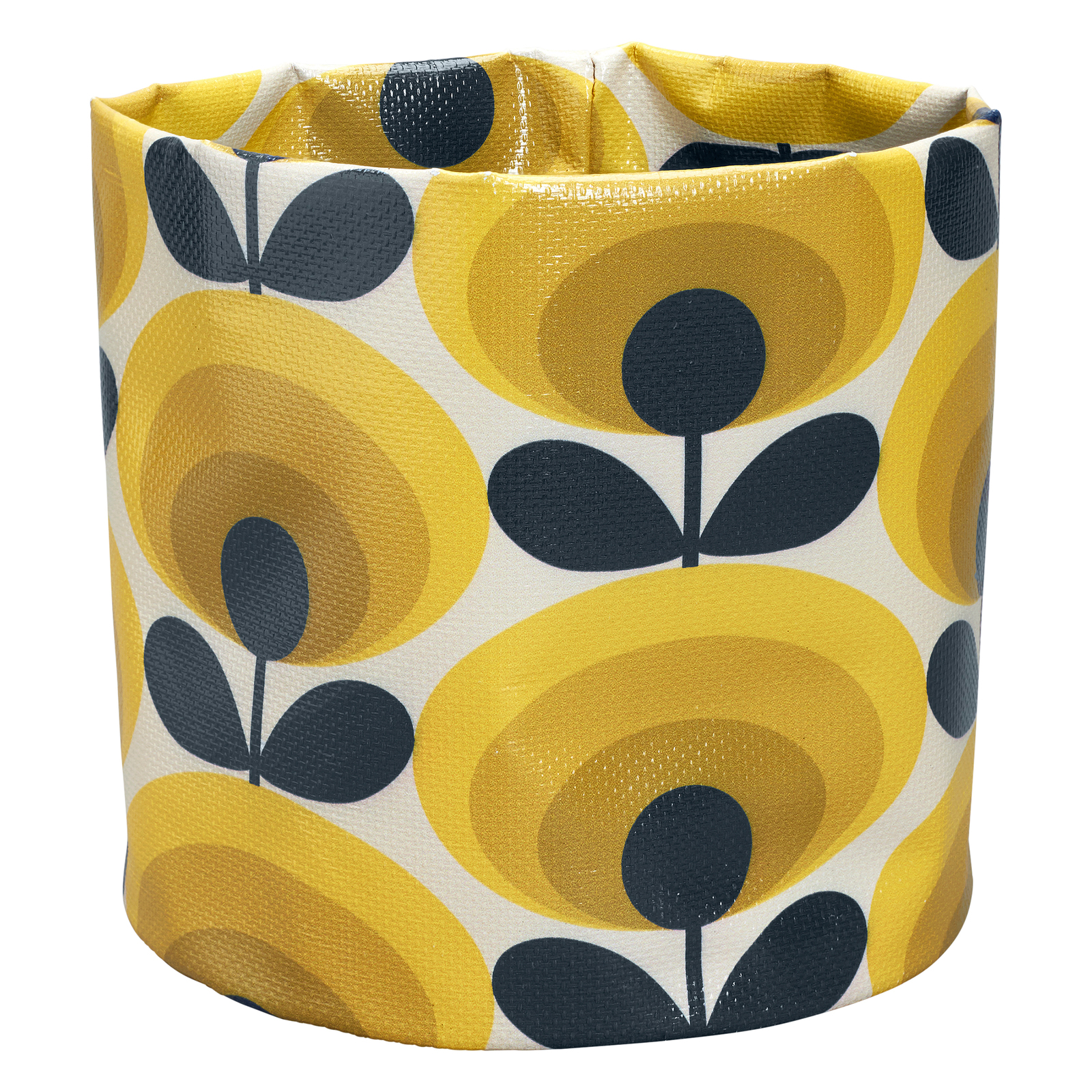 Orla Kiely Small Fabric Plant Bag 70s Flower Oval Dandelion at