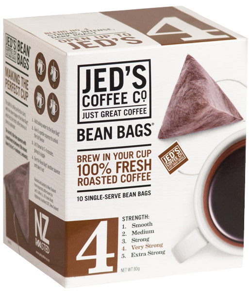 Jed's Coffee Co 4 Bean Bags Coffee at Mighty Ape NZ