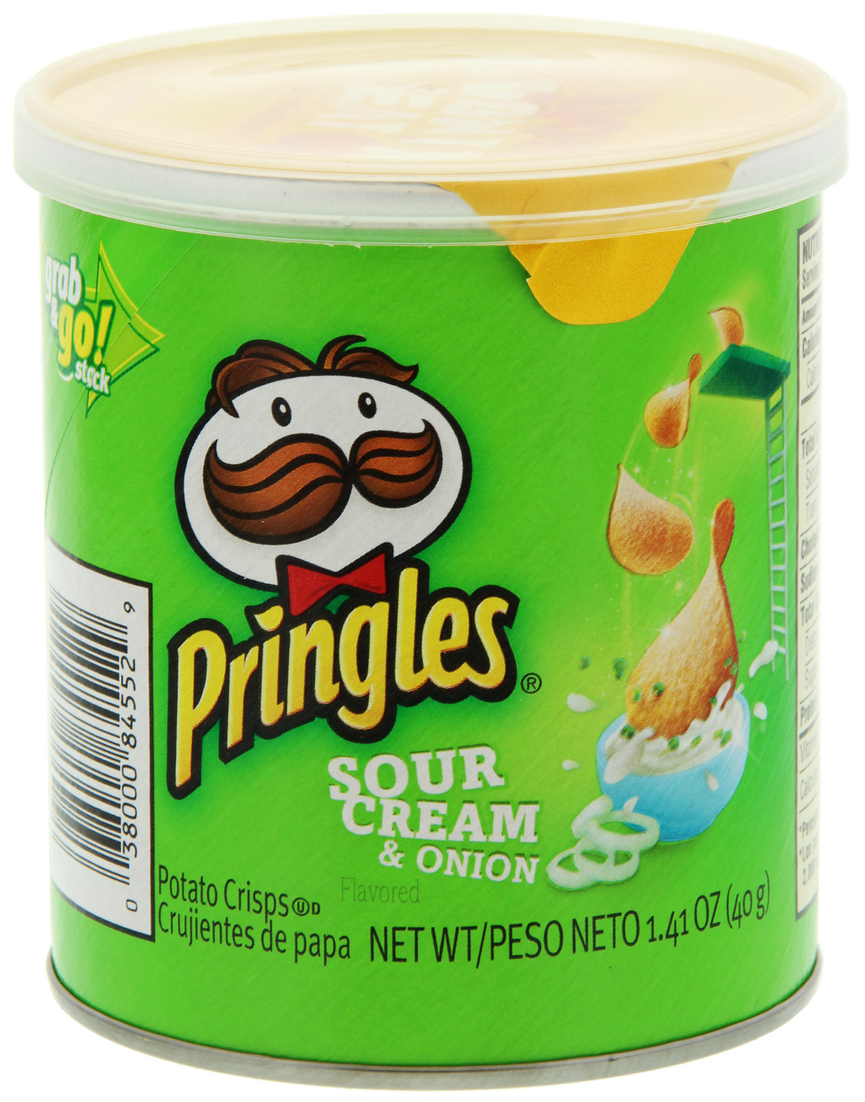 Pringles Grab & Go Small SC & Onion 40g (12 Pack) image