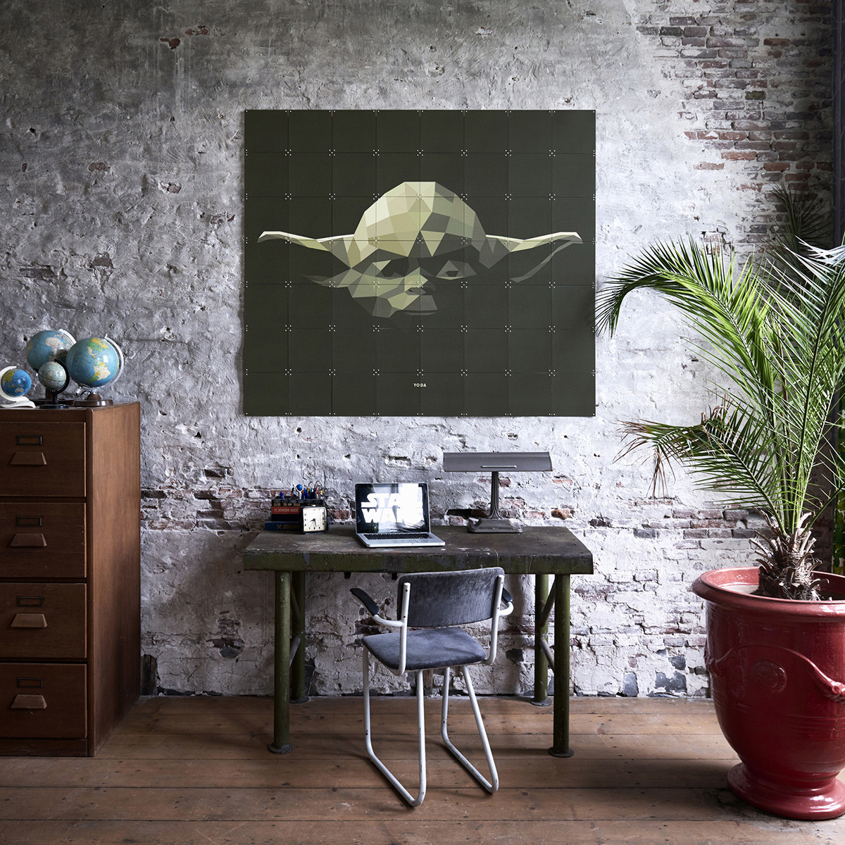 Star Wars Yoda Wall Art (100cm x 80cm) | at Mighty Ape NZ