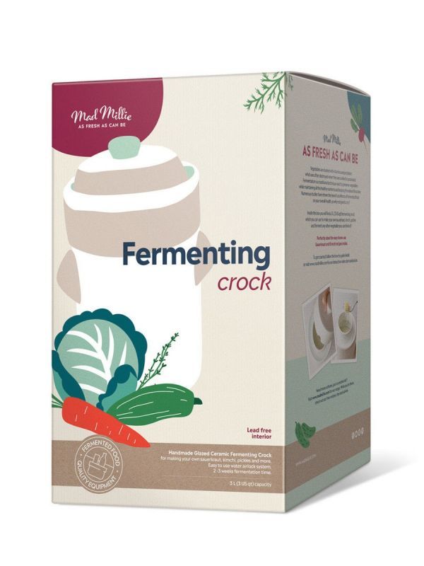 Mad Millie Sauerkraut Crock at Mighty Ape NZ