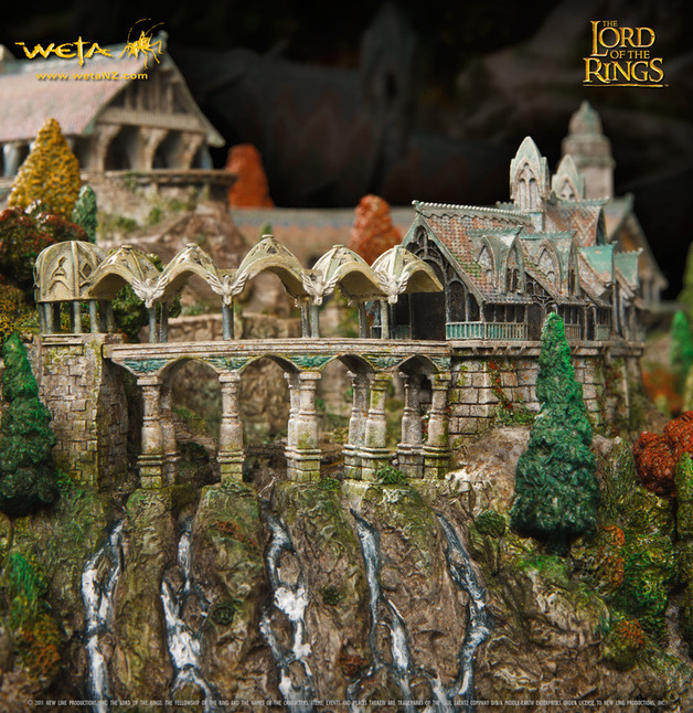 Lord of the Rings Rivendell Environment Statue by Weta at Mighty Ape NZ