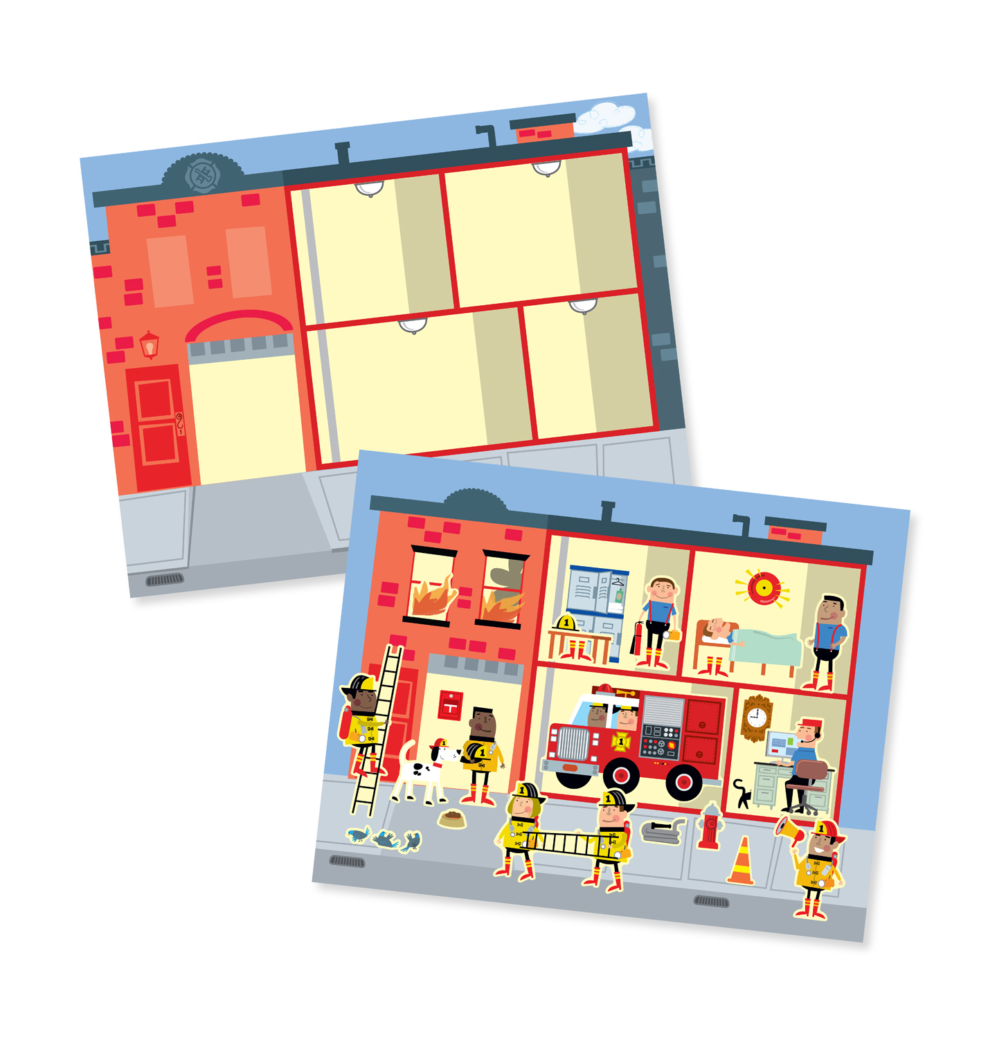 Reusable Sticker Pad My Town - Melissa & Doug image