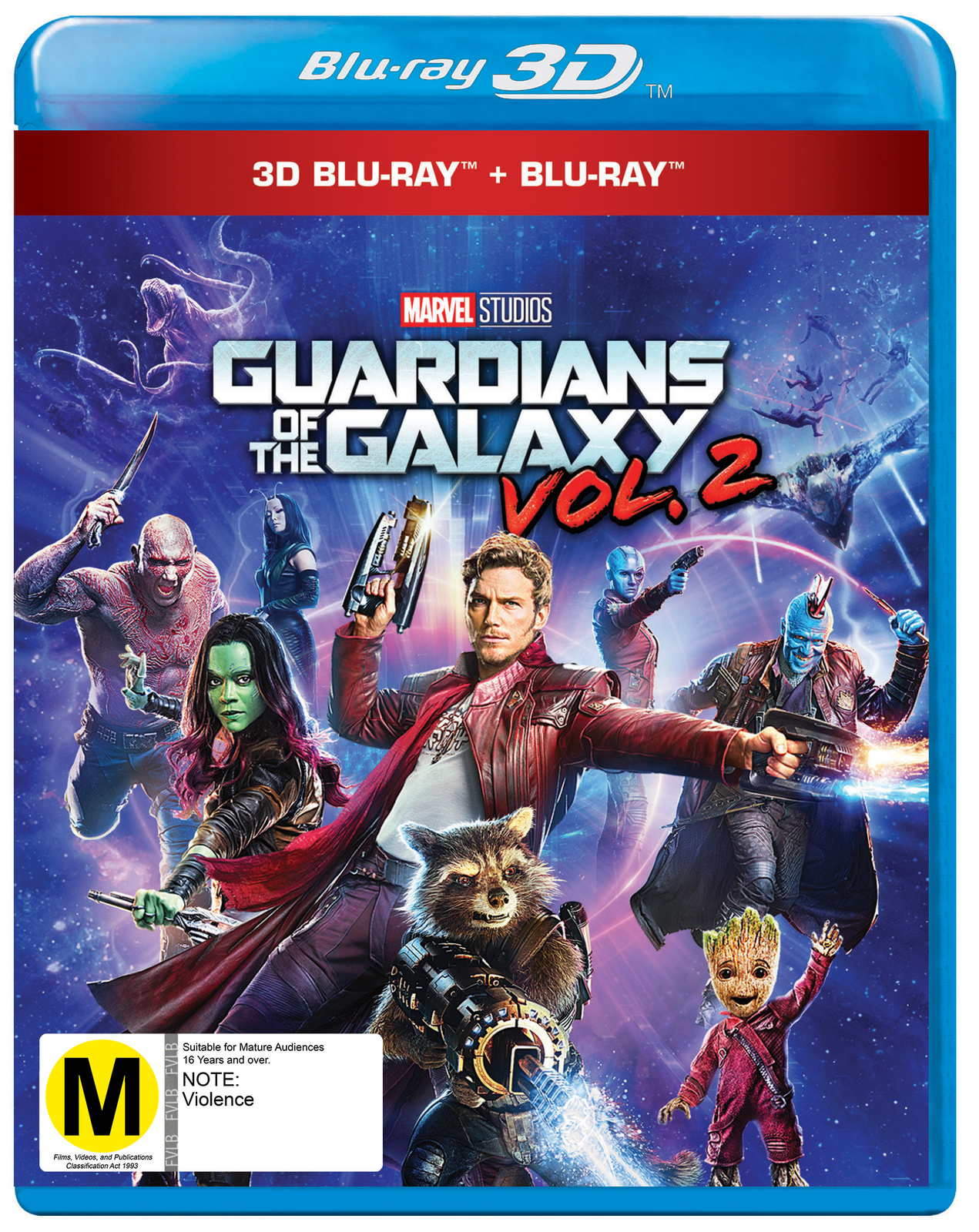 Guardians of the Galaxy Vol. 2 on Blu-ray, 3D Blu-ray image