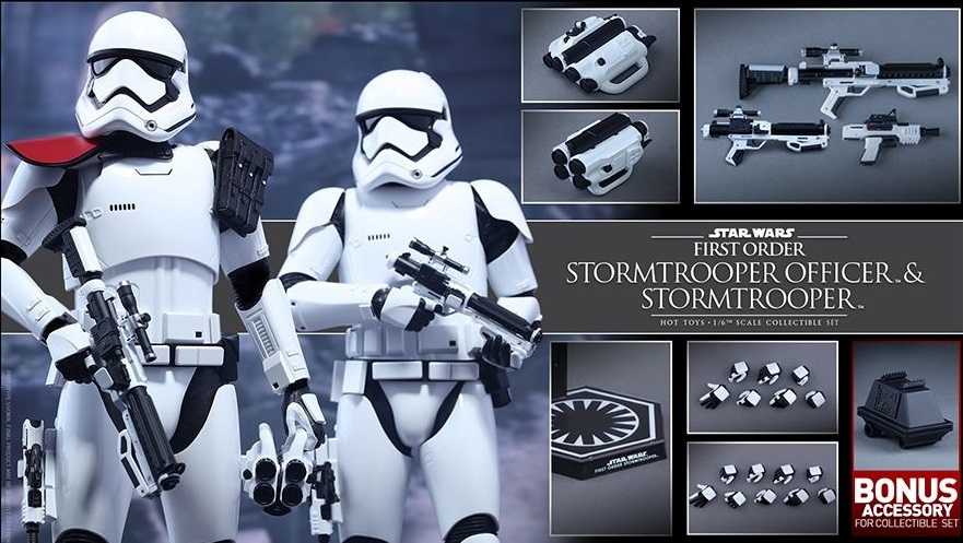 Star Wars: First Order Officer & Stormtrooper - 12" Figure Set image