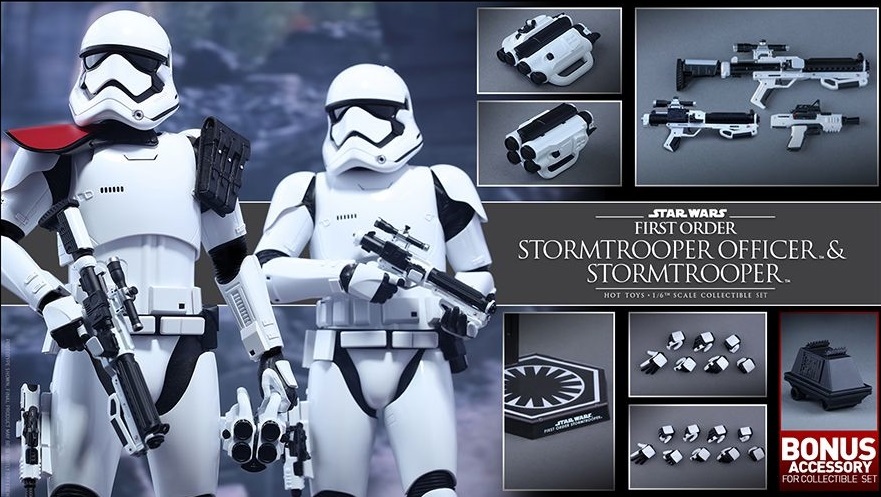 First Order Officer & Stormtrooper - 12" Figure Set image