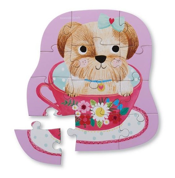 Pup in a Cup - Mini Shaped Puzzle image