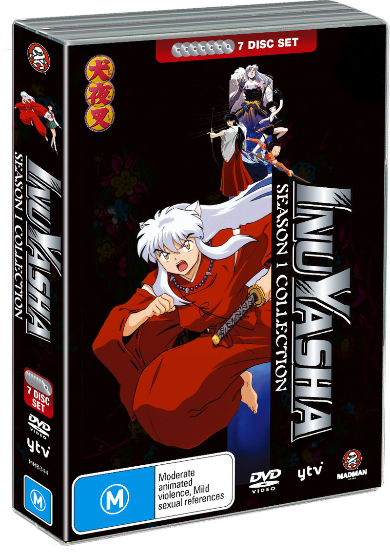 Inuyasha Season 1 Collection (Fatpack) on DVD image