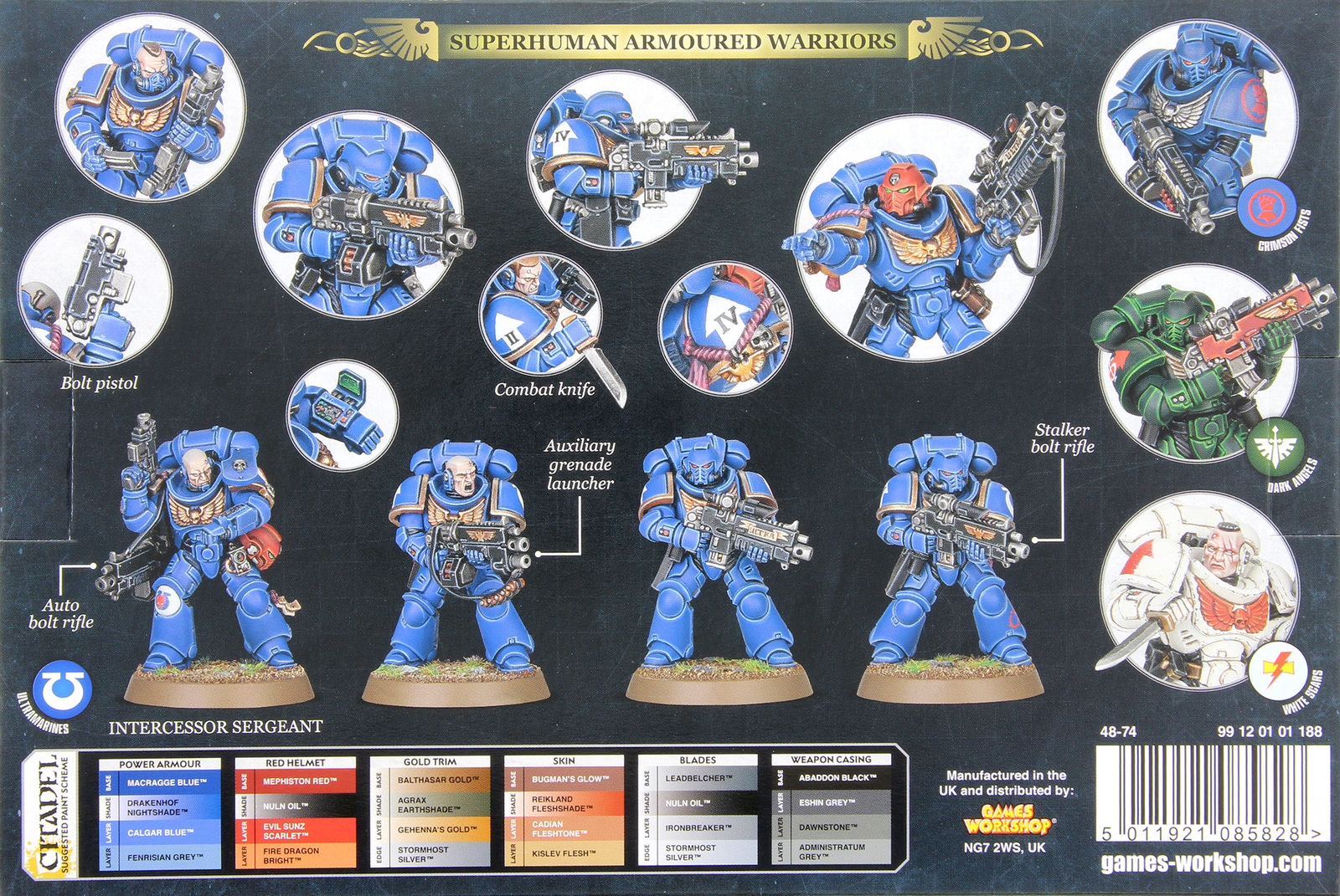 Warhammer 40,000 : Space Marines Primaris Intercessors Combat Squad