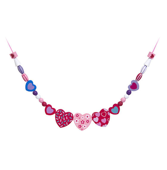 Melissa & Doug: Sweet Hearts Wooden Bead Set image