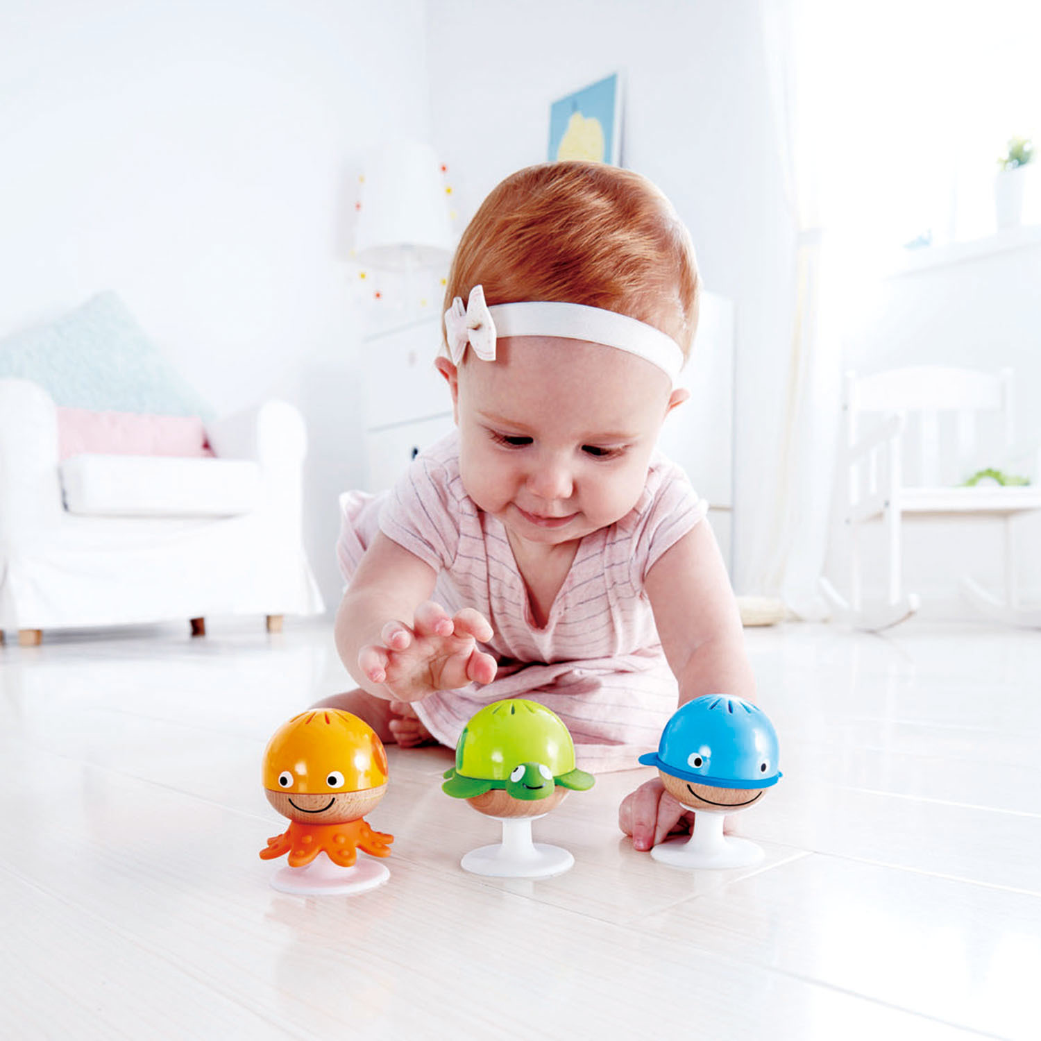 Hape: Stay-Put Rattle Set image